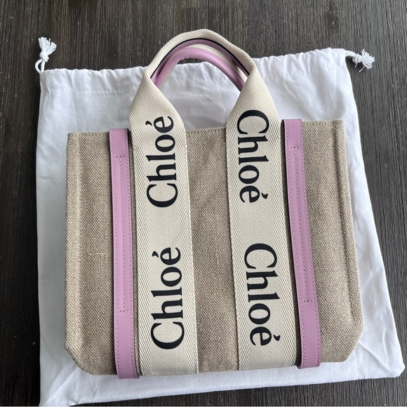 Chloe Handbags - Chloe mini woody tote bag in EXCELLENT used condition. LIKE NEW!